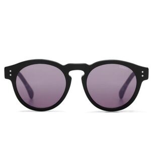 KOMONO Sunglasses NEWBlack Clement Glossy Round